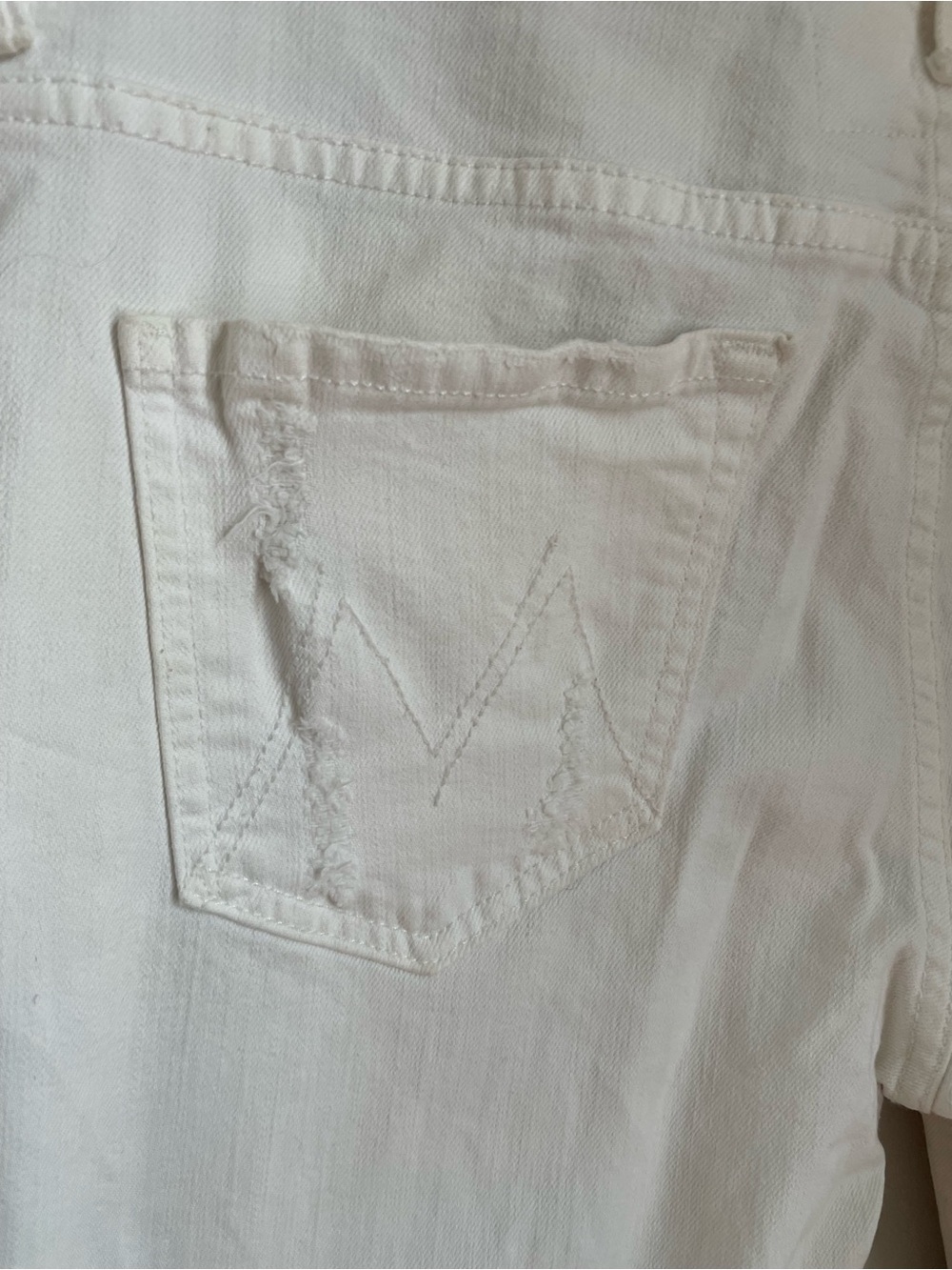 Mother Superior Almost Saint High Rise Distressed Jeans Size 27 Casual Summer - Picture 13 of 16